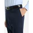thumbnail image 5 of Chaps Flat Front Men's Navy Solid Classic Fit Tailored Suit Separate Pant, Sizes 30x30-38x32, 5 of 6