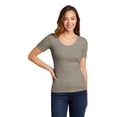 thumbnail image 1 of District Women's V - I - T - Rib Scoop Neck T-Shirt DT6020, 1 of 1