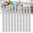 thumbnail image 3 of Tbest Lathe Bar Stock,Hex Rod Shaft,10Pcs Hex Rod Bar Shaft Stainless Steel Tool for Intelligent Robots Engineering Equipment, 3 of 8