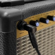 Pyle Portable Mini Electric Guitar Amp, 10W Practice Amplifier with 5 Speaker, Volume, Bass, Treble, Gain & Distortion Controls, Headphone Output, Carry Handle