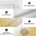 thumbnail image 6 of Morocco Yellow Outdoor Rug for Patio/Deck/Porch, Non-Slip Large Area Rug 5 x 7 Ft, Geometric Abstract Plaid Gradient Indoor Outdoor Rugs Washable Area Rugs, Reversible Camping Rug Carpet Runner, 6 of 8