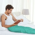 thumbnail image 7 of Mens Pajama Pants, Teal Turquoise Soft Sleep & Lounge Pants for Men, Cuteness Casual PJ Bottoms Pants with Pockets, 7 of 7