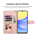 thumbnail image 2 of For Samsung Galaxy A15 5G Phone Case,RFID Blocking PU Leather Wallet Case for Women Men with Card Holder Slots and Lanyard Magnetic Flip Kickstand Cover [Blue], 2 of 9