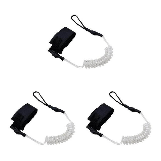 relayinert 1/2/3/5 Elastic Leash for Paddle Safety Rods and Boats Stretchable and Resilient Clear 45cm 3PCS