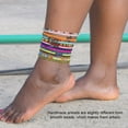 thumbnail image 1 of Langgg Rice Bead Ankle Bracelet Unique Colour-fast Ankles Chains Exquisite Handmade Multi-purpose Chic Girls Anklets Feet Decor 37, 1 of 7
