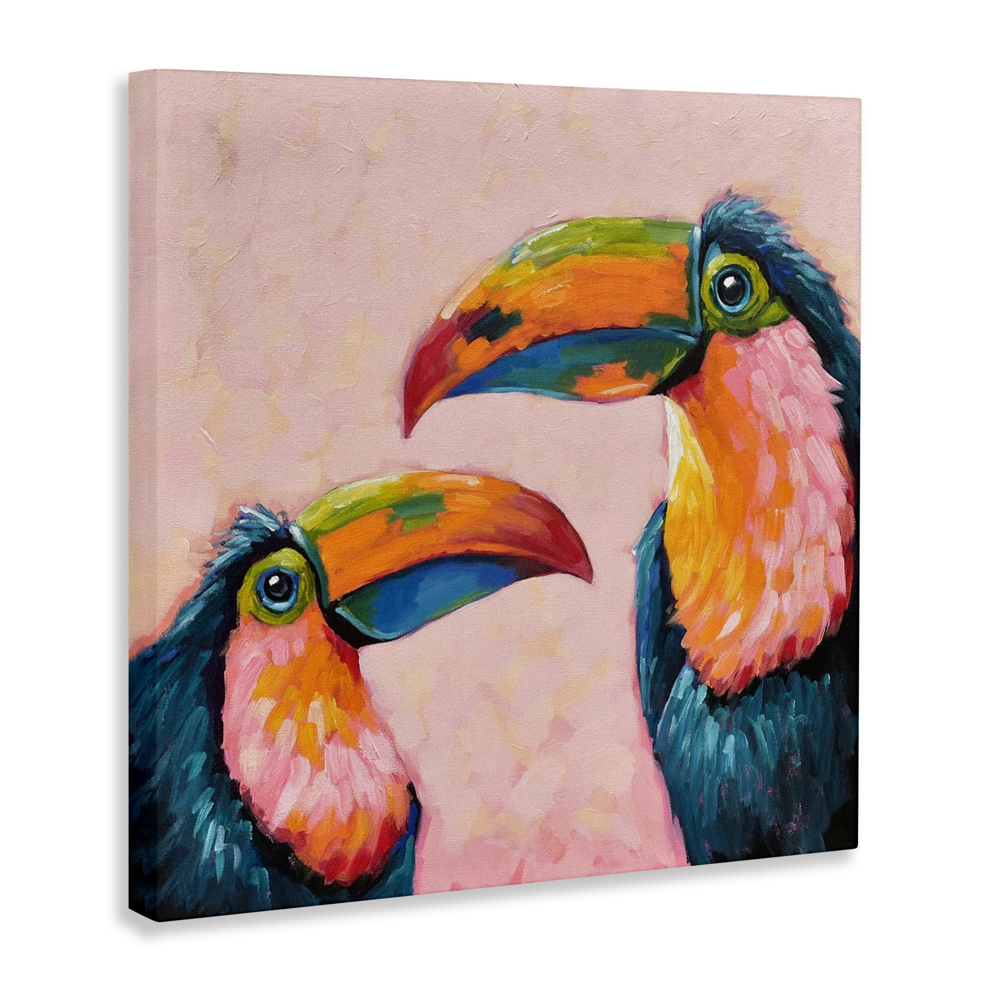 Stupell Industries Tropical Toucan Paradise Canvas Wall Art, design by Lucia Stewart