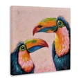 thumbnail image 2 of Stupell Industries Eclectic Tropical Toucan Paradise Canvas Art, 17 x 17, by Lucia Stewart, 2 of 8