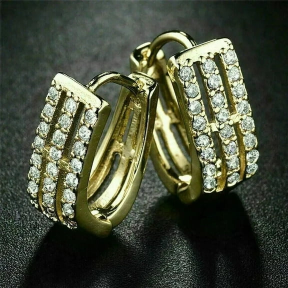 14k White Gold Plated 2 Ct Round Cut White Moissanite Wedding Enhancer Ring