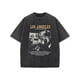 thumbnail image 1 of oversized Graphic Tshirts for Men acid Wash Los angeles Vintage Tees Streetwear Baggy Cotton Shirts Casual Tops, 1 of 7