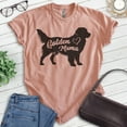 thumbnail image 2 of Golden Mama T-shirt, Unisex Women's Shirt, Golden Retriever Owner, Best Dog Mama Gift, Heather Sunset, Large, 2 of 6