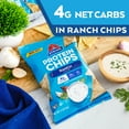 Atkins Protein Chips, Keto Friendly, Baked Not Fried, Ranch, 1.1oz