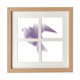 thumbnail image 1 of Geometric Abstract Palomo patron de origami Pantalla de escritorio de pared de marco 4 aperturas, 1 of 4