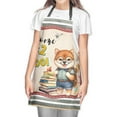 thumbnail image 2 of Welcome Shiba Inu Back to School Vintage Retro Apron Shibas Dog Lovers Gifts Idea for Cooking Grilling Baking Painting Gardening - 02012, 2 of 5