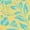 Yellow, variant on Women's Blue Wild Floral Bouquet Folk Line Art Graphic Cap Sleeve V-Neck T-Shirt Breathable Minimalist Daily Top