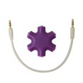 thumbnail image 1 of Mix Colors 3.5mm Snowflake Shape 5 Way Stereo Audio Splitter Jack Earphone Headphone Adapter, 1 of 5