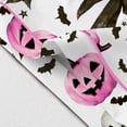 thumbnail image 4 of Halloween Silk Pajamas Women Elegant White Bow Print Pajama Set with Lapel Short Sleeve Top and Matching Shorts for Everyday Comfort Pink S, 4 of 9