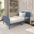 thumbnail image 3 of Dream On Me Maple Ridge Toddler Bed, Blue, 3 of 8