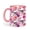Clear, variant on Cute and colorful Skull Coffee Mug for Women Men Ceramic Mug 11OZ Cup Suitable for Microwave Ovens Homes Offices, medium, Bronze