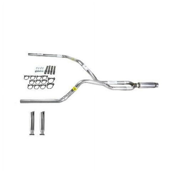 Ram 02-03 dual exhaust 2.5 pipe Glass Pack muffler RC Tip