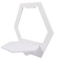 thumbnail image 4 of Miangastore Home Rack Waterproof Wall Shelf White Wood Plastic Plate 1Pack, 4 of 9