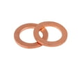 thumbnail image 3 of 10pcs Copper Crush Washer Flat Sealing Gasket Ring Spacer for Car 12 x 17 x 1.5mm, 3 of 3
