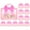 Pink, variant on Gift Bags with Handle, Plastic Cute Bow Candy Treat Bags Clear Goodie Bag Waterproof Reusable Gift Favor Bags for Wedding Birthday Baby Shower Party Halloween Christmas for Girls Boys, 30 Pcs, Blue