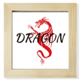 thumbnail image 1 of Animal Mythology Winged Dragon East West Square Picture Frame Wall Tabletop Display, 1 of 3