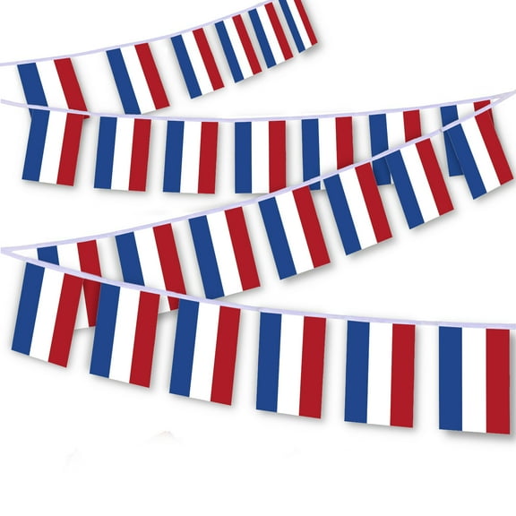 30 PCS Netherlands Flag String,32 FT Dutch Bunting,Decoration Banner for Outdoor Indoor Patio Yard Decor