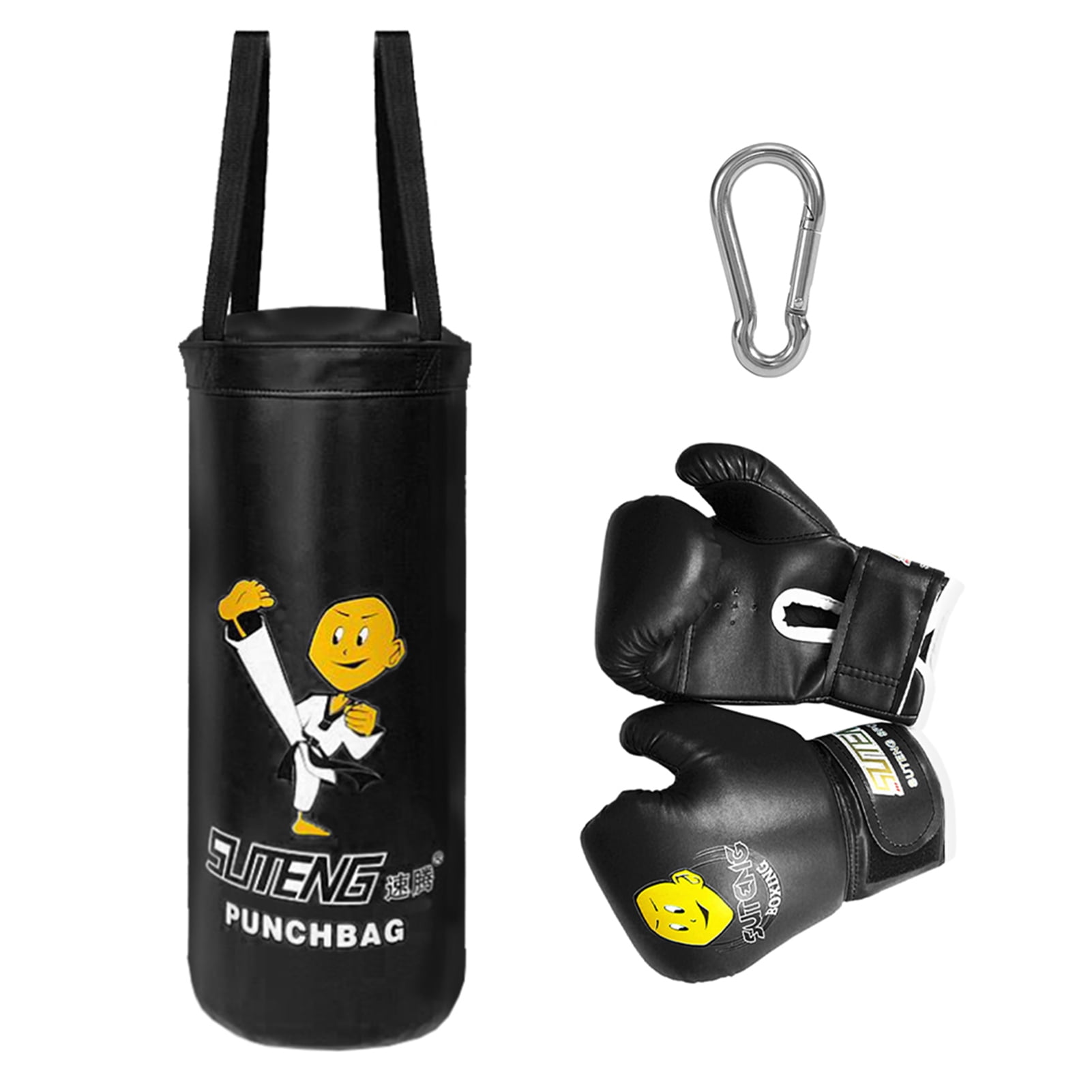 SOO Kids Punch Bag 2ft Boxing Training Junior Filled Heavy Bag Youth Kickboxing 