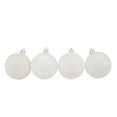 thumbnail image 2 of Northlight 24ct Candy Cane 4-Finish Shatterproof Christmas Ball Ornament Set 2.5" - Red/White, 2 of 3
