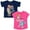 Navy blue / pink, variant on Paw Patrol Skye Chase Marshall Toddler Girls 2 Pack T-Shirts Toddler to Big Kid