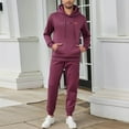thumbnail image 2 of fheaev Sweatsuits for Men 2 Piece Hoodie Men'S Jogging Tracksuit Set Casual Athletic Running Sports Suits Drawstring Long Sleeve Outfit Pullover Suit Set, 2 of 7