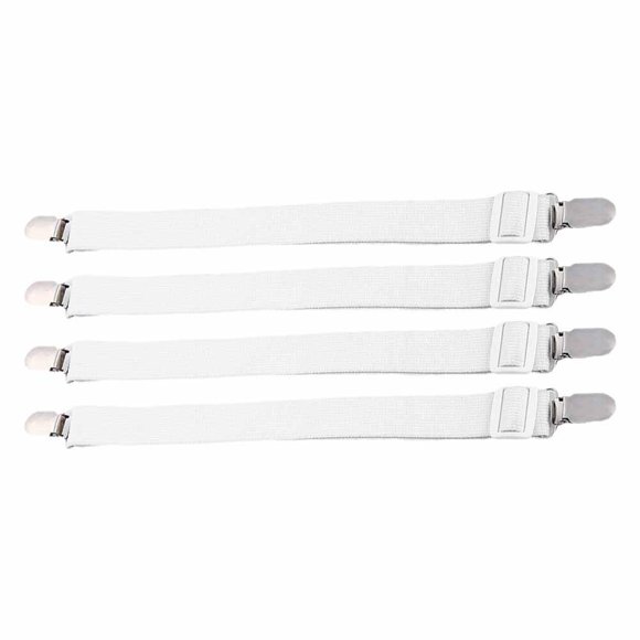 4x Adjustable Sheet Straps Clips Grippers Mattress Cover Bed Sheet D1I7