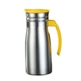 thumbnail image 1 of predolo Carafe à Café Isolée en Acier Inoxydable 0,8 L Pichet pour Boissons Froides Couvercle Étanche Jaune avec Poignée, 1 of 8