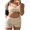 Yellow, variant on Coduop Women Two Pieces Knitted Strap Crop Top Cami Tops High Waist Shorts Set