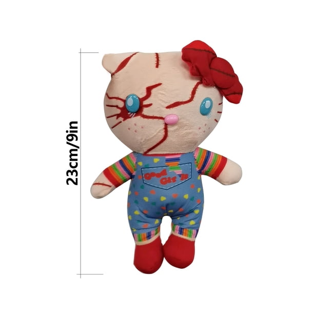 Halloween Hello Chucky Kitty Plush, 9 Inches Soft&Cuddly