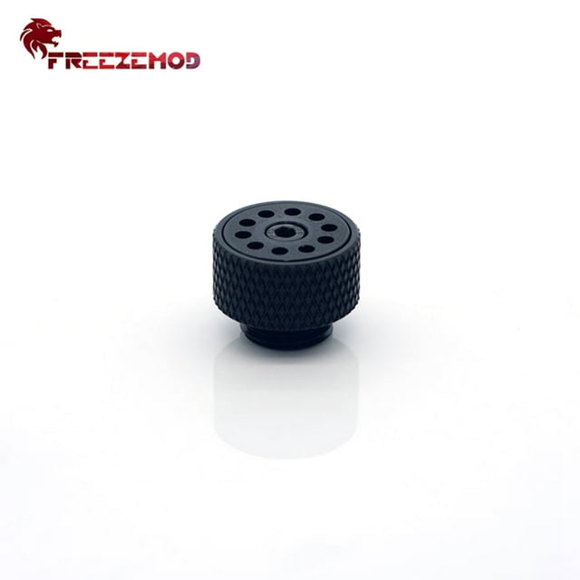 FREEZEMOD Air Plug Automatic Exhaust Valve Drain G1/4 Thread Adjustable Water Cooler Fitting MOD Liquid Cooling Pressure Release AllBlack