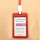 thumbnail image 1 of Job Badge Id Badge Holder Employee Job Badge Double Sided Transparent Employee Work Card Student Card Badge Holder With LanyardRed ANGGREK Otros, 1 of 1