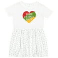thumbnail image 3 of Inktastic Juneteenth 1865 Heart Girls Toddler Dress, 3 of 5