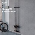 thumbnail image 2 of Booms Fishing WV1 Vertical 6-Rod Rack Fishing Pole Holder Wall Mount Modular for Garage, 2 of 5