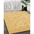 thumbnail image 2 of Ahgly Company Indoor Rectangle Abstract Chrome Gold Yellow Oriental Area Rugs, 4' x 6', 2 of 6