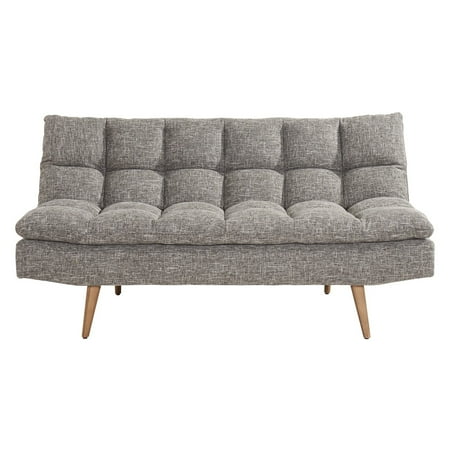 Whi Textured Fabric Sofa Bed