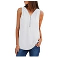 thumbnail image 2 of Spring Tops for Women Plus Size Womens Tops Breathable Casual Vest Shirt Ladies V Neck Sleeveless Loose T-Shirt Blouse Tee Top Gifts for Women, 2 of 7