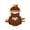 Brown, variant on RUINIXCW Baby Thanksgiving Cute Embroidery Toddler Turkey Cosplsy Romper and Hat
