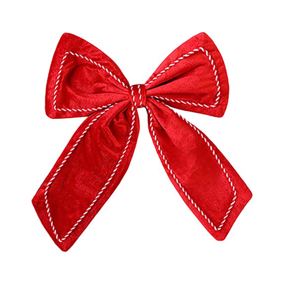 DVKOVI Large Christmas Bows Farmhouse Wreaths Bow for Gift Wrapping Tree topper Front Door Home Decorations