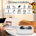 thumbnail image 4 of 1PC Ultrasonic Cleaner 45000Hz USB Charging Ultrasonic Glasses Cleaner Machine 300ml Ultrasonic Cleaner Ultrasonic Cleaning Device for Jewelry Glasses Watches Dentures, 4 of 5