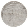 thumbnail image 5 of SAFAVIEH Toronto Deasun Solid Polyester Shag Area Rug, Mushroom, 4' x 6', 5 of 11