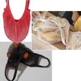 thumbnail image 5 of Bolsas de compras de algodón suyoo 3 uds negro Beige rojo para almacenamiento de comestibles, 5 of 5