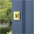 thumbnail image 5 of Baldwin Spyglass, Single Cylinder Front Door Deadbolt Featuring SmartKey Re-key Technology and Microban Protection, in Satin Brass, 5 of 7