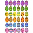 thumbnail image 2 of Juguete JOYIN de huevos de pascua brillantes con estampado de plástico, 36 unidades, 2 of 8